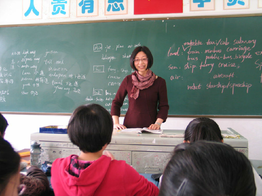 英语教师王咏莉